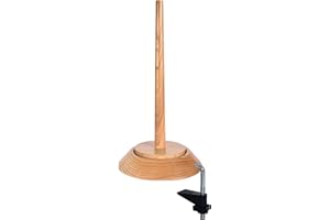 BARVA Yarn Holder with Bearing Mechanism & Table Clamp - Durable Yarn Holder for Crocheting - Smooth Yarn Spinner for Tangle-Free Crafting - Crochet Yarn Holder for Crocheters & Knitters