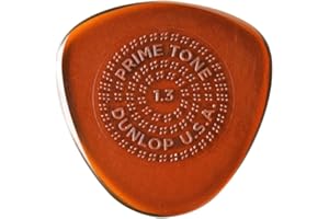 JIM DUNLOP Dunlop Primetone Semi-Round 1.3mm Sculpted Plectra (Grip) - 3 Pack Guitar Picks (514P130)