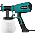 Paint Sprayer Electric Spray Gun: 700W Spray Paint Gun with 1200ml Container, 4 Nozzles & 3 Patterns, Adjustable Air Flow, Ea