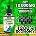 Hemp Oil for Dogs & Cats - 12 000mg - Anxiety Relief for Dogs & Cats - Pet Hemp Oil - Supports Hip & Joint Health - Grown & Made in USA - Natural Relief for Pain - Omega 3, 6 & 9