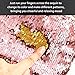 Tatuo 4 Pcs Sequin Makeup Bag Glitter Sequin Purse Rainbow Iridescent Make up Bag Small Reversible Cosmetics Pouch for Women Teacher Graduation Gifts Party Favors