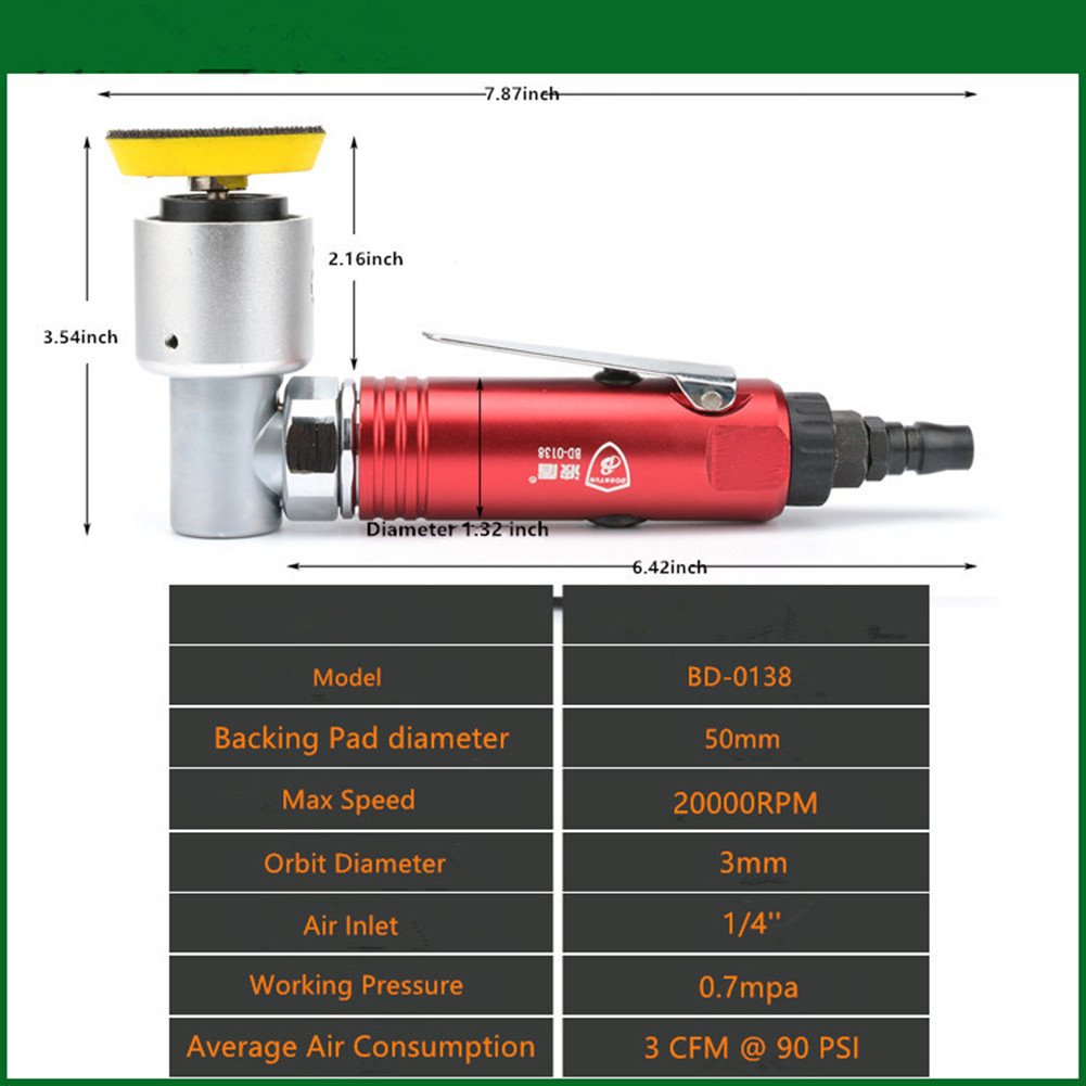 Editor's Review, Mini Air Sander 2 Inch Dual Ac 2022, 4.5/5, 0 Likes