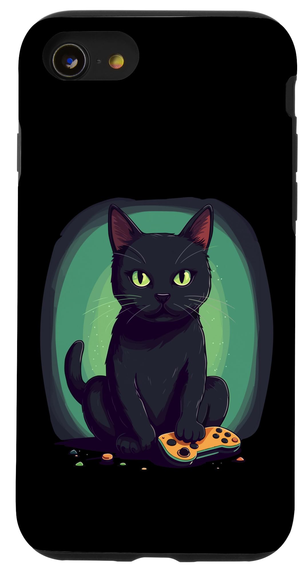 Gamer Black Cat Gaming Bombay Cats Gamer Case for iPhone SE (2020) / 7 / 8