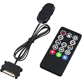 DS Mini ARGB PC Fans Controller Kit with One-to-One Matching Function for Computer Case RGB Fans, PC ARGB Heat Sink (3 Pin, 14 Key, SATA Power, 5th Gen)