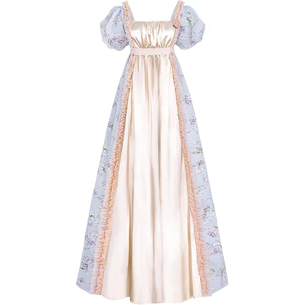 Amazon.com: MyheroCos Daphne Regency Women's Blue Lace Dress- XS :  Clothing, Shoes & Jewelry