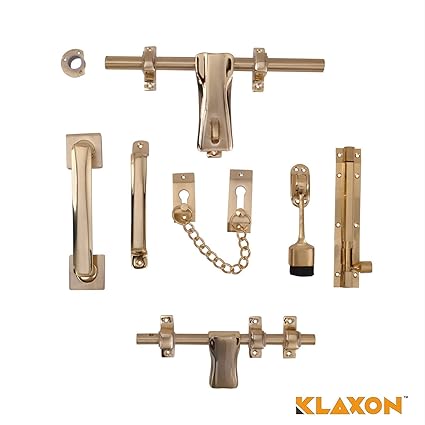 Klaxon Quality Brass Door Kit (Antique Finish)