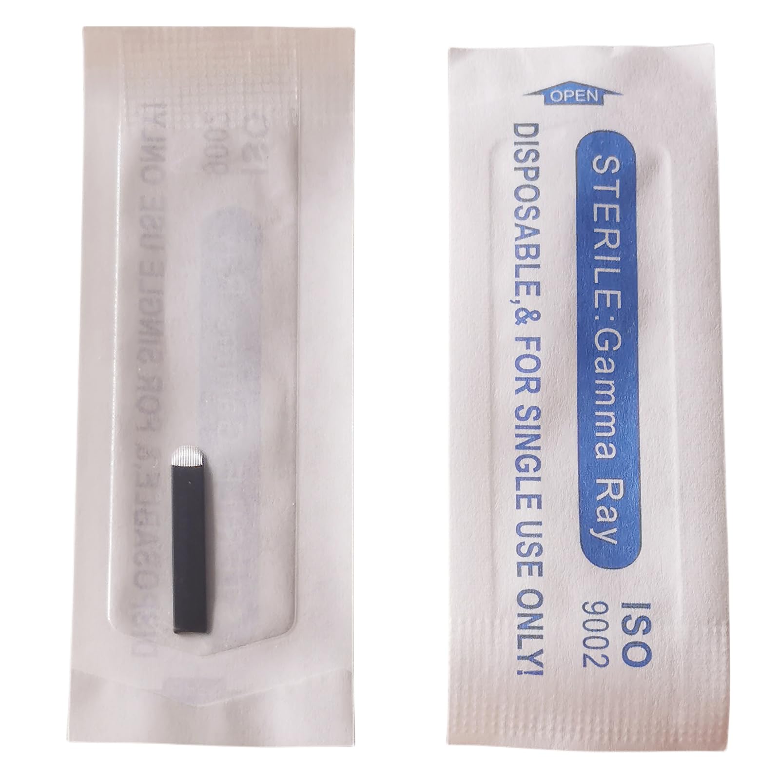 Microblading Needles U12 Disposable Finest 0.18mm 316 Stainless Steel Permanent Makeup Eyebrow Manual Blades 30PCS