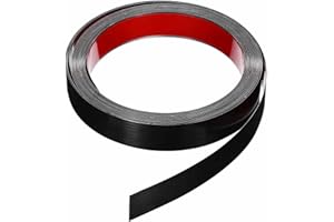 HARFINGTON Peel and Stick Metal Molding Trim 1" x 20ft Self-Adhesive Stainless Steel Wall Trim Mirror Like Decorate Strip for