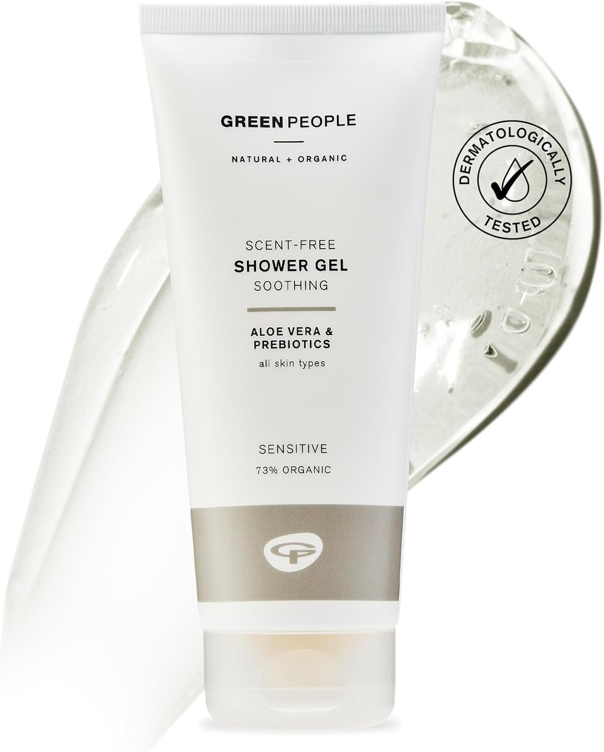 Green People Fragrance Free Shower Gel - SLS, Paraben & Alcohol Free - Hypoallergenic, Vegan, Natural & Organic, 200ml