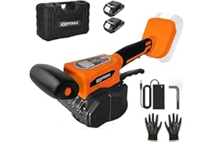 KVNTOOLS Tile Vibration Tool with Max.18000r/Min,Cordless Tile Vibrator,Tile Vibrator with 145mm Suction Cup 12 Adjustable Speed Digital Display for Floor Wall, LCD Display,2 * 21V 2000 mAh Battery