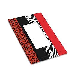 Red Black Geometric Cheetah Zebra Leopard Print