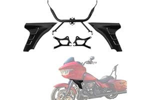 rewmtermoto Motorcycle Side Fairing Panel Spoiler Support Brackets Covers Fit for Harley Touring FLTRXSE 2023-later CVO Road 