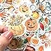 1000Art Watercolor Pumpkin Halloween and Fall Leaves Stickers Set(120 PCS) Autumn Small Washi Planner Stickers for Card Making, Journals,Planners,Scrapbooking,DIY Arts and Crafts