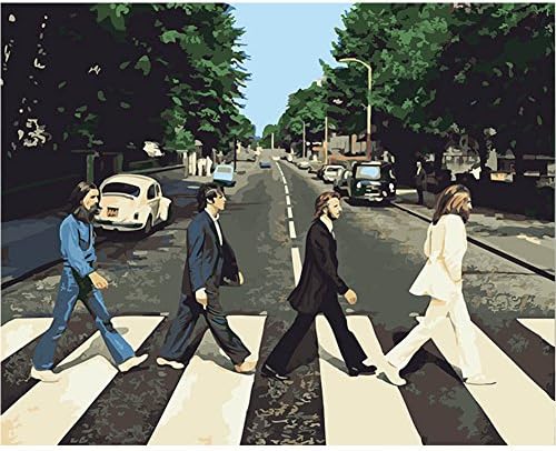 LICSE Paint By Numbers 16X20 Inches Diy Oil Painting The Beatles