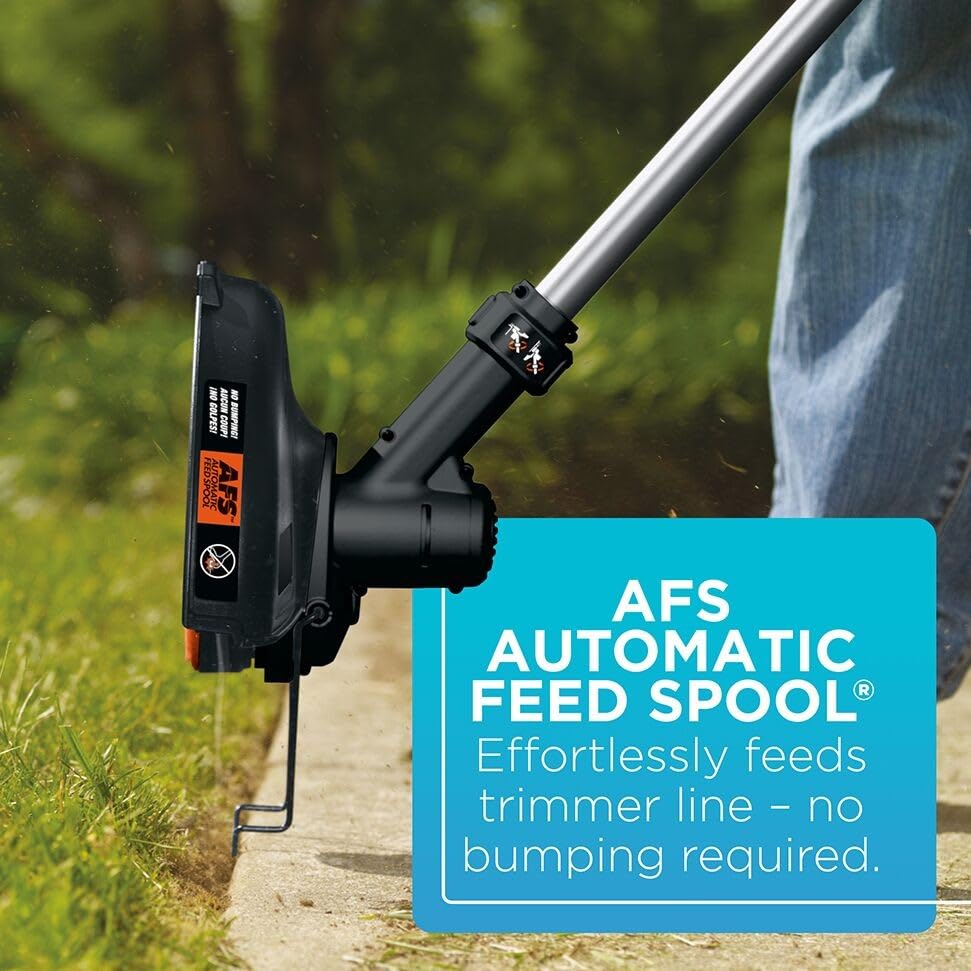 BLACK+DECKER 40V MAX 13 in String Trimmer Edger Cordless with Adjustable Telescoping photo 11