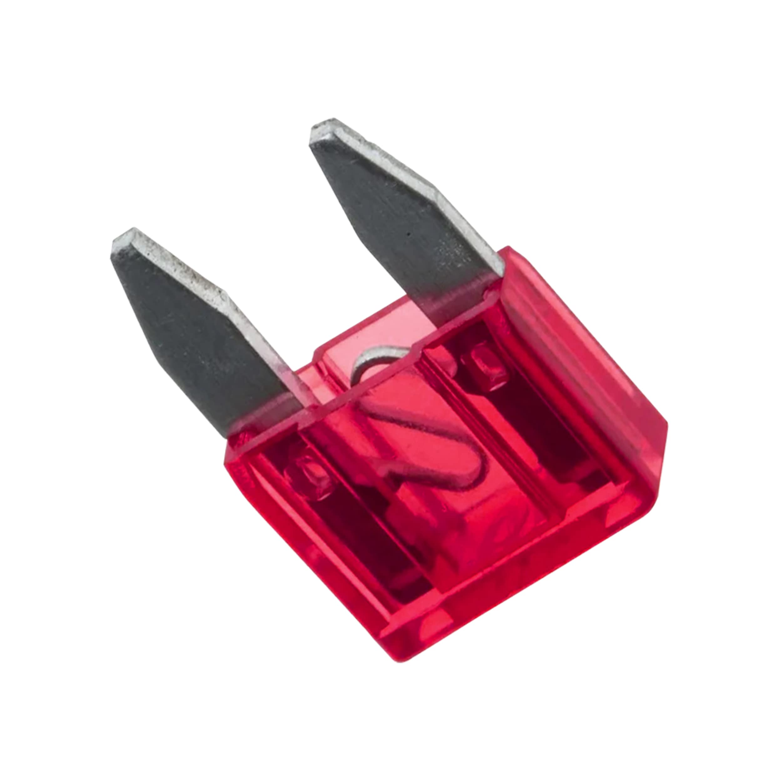 KafTon Mini Blade Fuses (10Amp, Voltage: 32V DC max, Pack of 10), Tin-Plated Zinc Alloy, 10A Mini Blade Fuse Type, Used in Cars, Motorbikes, Vans, Tractors, Trucks, Quads & Boats