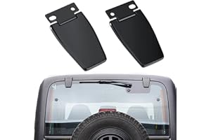 926-119 Back Hatch Liftgate Glass Hinges Compatible with Jeep Wrangler(1987-2006) Rear Window Glass Hinges Replace OE# 501372