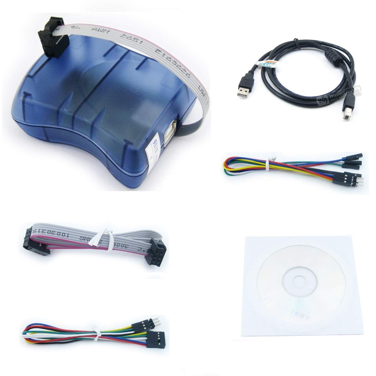 IBest AVR ISP Programmer, Compatible with AT AVRISP mkII, Supports AVR Devices with ISP or PDI Interface, USB 2.0