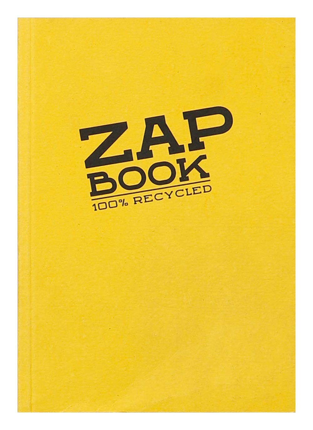 Clairefontaine - Ref 3356C - Recycled Zap Book (160 Pages) - A6 (148 x 105mm) Size, Recycled 80gsm Paper, Acid Free, pH Neutral - Assorted Bright Colours ( Pack of 5) — image 1