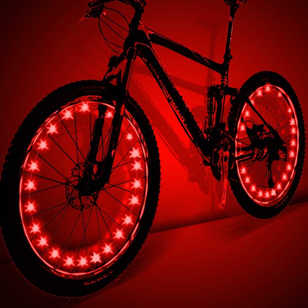 Hikidye Kids' Bikes Accessories Led Wheel Lights Outdoor Toys - Boys Toys Girls Gift