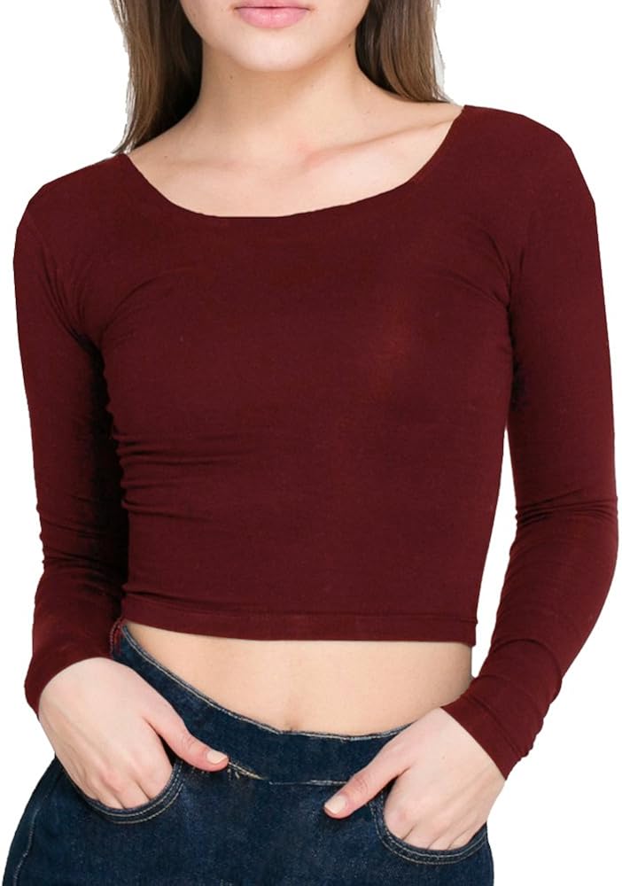 plain t shirt crop top