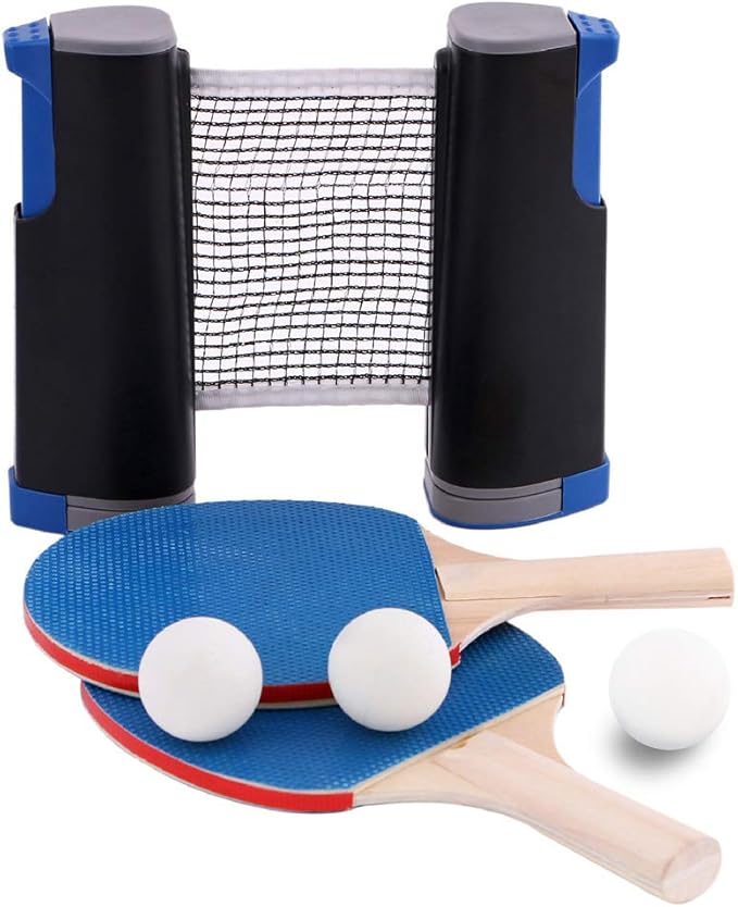 Ssenenp Table Tennis Set, Ping Pong Paddle Set with