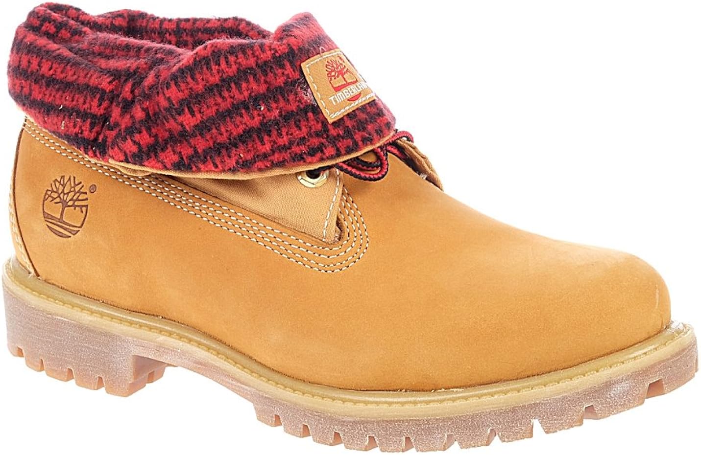 timberland plaid boots