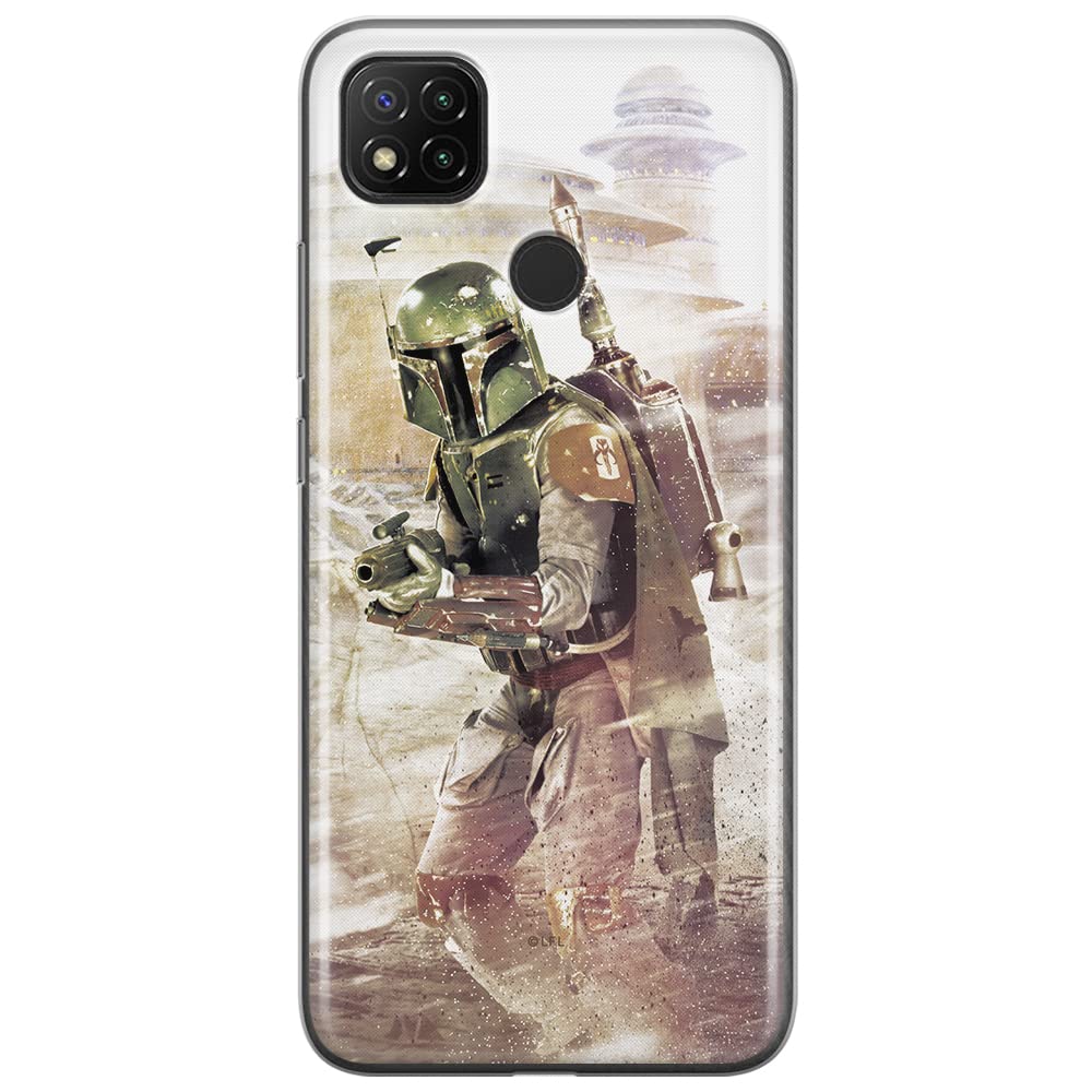 ERT GROUP mobile phone case for Xiaomi REDMI 9C original and officially Licensed Star Wars pattern Boba Fett 001 optimally adapted to the shape of the mobile phone, case made of TPU