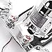 DLLL Motorcycle Skull Turn Signal Light Rear Running Brake Stop License Plate Tail Light Harley Davidsons Suzuki Kawasaki Yama Cruiser (White)