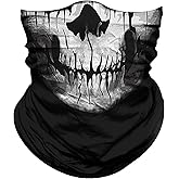 Obacle Skull Face Mask for Dust Wind Sun Protection Men Women Motorcycle Riding