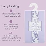 Leikedun Fragrance Sachet Bags 6 Pack Lavender Jasmine Lemon Ocean Lily Wardrobe view 5