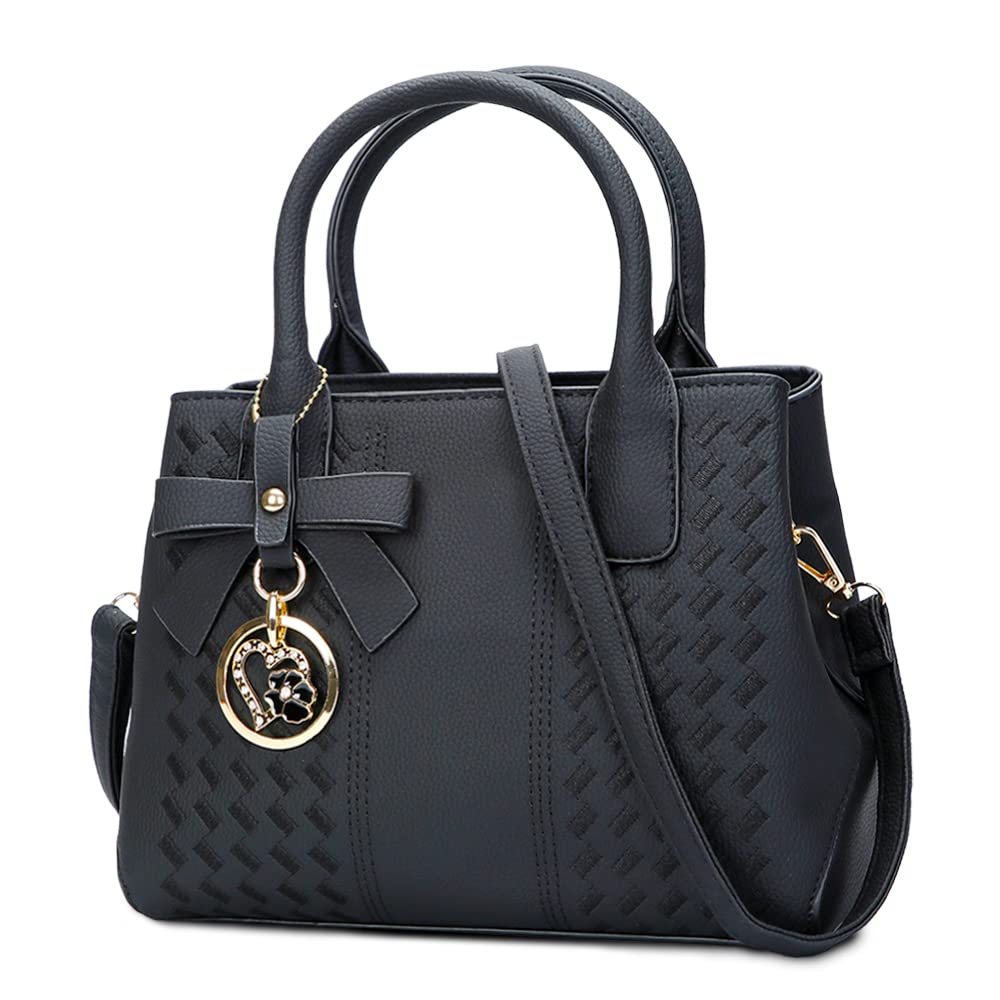 ACNCN Ladies Handbags, Women Fashion PU Leather Top Handle Satchel Shoulder Tote Bags