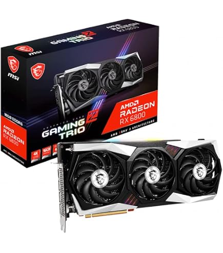 Amazon.com: MSI Gaming AMD Radeon RX 6800 XT 16GB GDRR6 256-bit