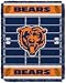 NFL Chicago Bears Field Woven Jacquard Baby Throw Blanket, 36x46-Inch