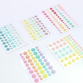 KSCRAFT Colorful Enamel Dots Stickers for Scrapbooking/Card Making Embellishment Project DIY Craft
