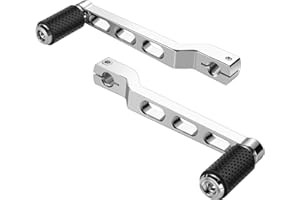 HEYOMOTOR Motorcycle Heel Toe Shift Lever Brake Pedals, Shift Peg for Harley Davidson Softail Touring Road Glide Street Glide Levers Road King Glide Trikes Shifter Levers