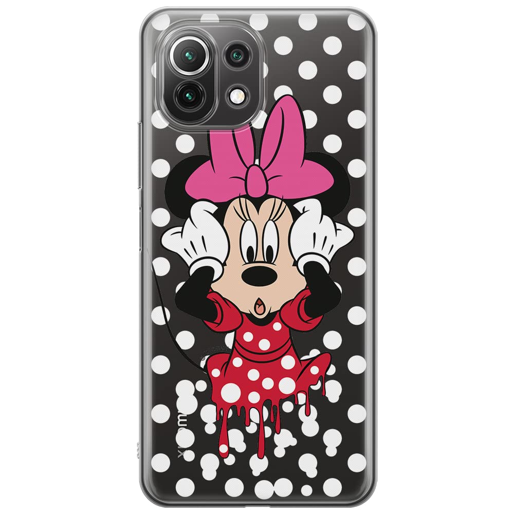 ERT GROUP mobile phone case for Xiaomi 11 Lite 4G/5G original and officially Licensed Disney pattern Minnie 016, partially transparent