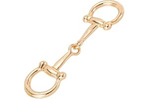 Joez Wonderful Scarf Ring Clip, Wide Band Chunky Chain Silk Scarf Buckle, Shawl Clips Scarf Clasp Holder Scarves Pin