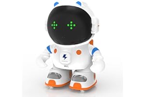 KaeKid Astronaut Robots for Kids, Smart Talking Robotic with Touch Sensor, Voice Control, Speech Recognition, Sing, Dance, Repeat and Record, Rechargeable Robot Toy for 3-8 Year Old Boys Girls
