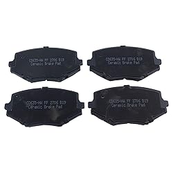 TRQ Front Brake Pads Ceramic Compatible with