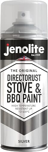 Jenolite Directorust 400ml BBQ and Stove Spray Paint Silver 650°C