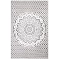 Gokul Handloom Tapestry Wall Decoration Tie Dye Multi Color Wall Hanging Bohemian Mandala Cotton Dorm Decor Wall Decor Beach Blanket (design8)