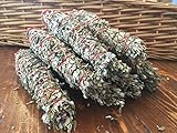 Native American Lavender Sage Smudge Stick - Arizona Grown, Harvested, Blessed. Cleanse, Bless, Heal. POWERFUL! (8")