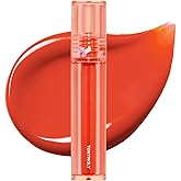 TONYMOLY Perfect Lips Shocking Lip Tint – Long Lasting Semi-Permanent Lip Stain with Shea Butter & Argan Oil, Moisturizing Lightweight Formula for Smooth Lips, N01 Ruby Shocking, 0.37 fl oz