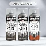 Jenolite Cast Bronze Spray Paint 400ml Textured Multi Surface Finish view 6