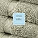 White Classic Luxury Cotton Bath Towels Large - | Highly Absorbent Hotel spa Collection Bathroom Towel | 27x54 Inch | Set of 4 (Dark Green, 4)