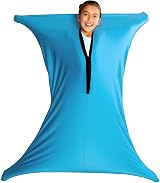 SZSMART Sensory Body Sock for Adults 65x29 Full-Body Wrap Wathet XL