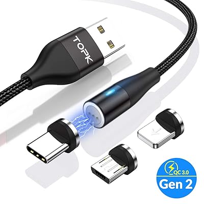 Amazon Topk Charging Cable 3ft TOPK Magnetic Charging Cable