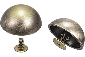 uxcell 20x9mm Screw Back Rivets Hollow Round Head Leather Studs Spike Bronze Tone 10 Sets
