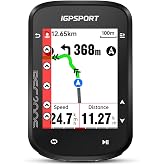 iGPSPORT BSC200S GPS Bike Computer, Wireless Route Navigation 2.4'' Screen Bluetooth ANT+ Cycle Computer IPX7 Waterproof